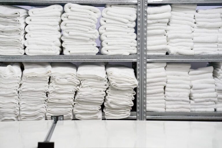 Commercial laundry items including towels linens and uniforms cleaned for Pittsburgh city businesses