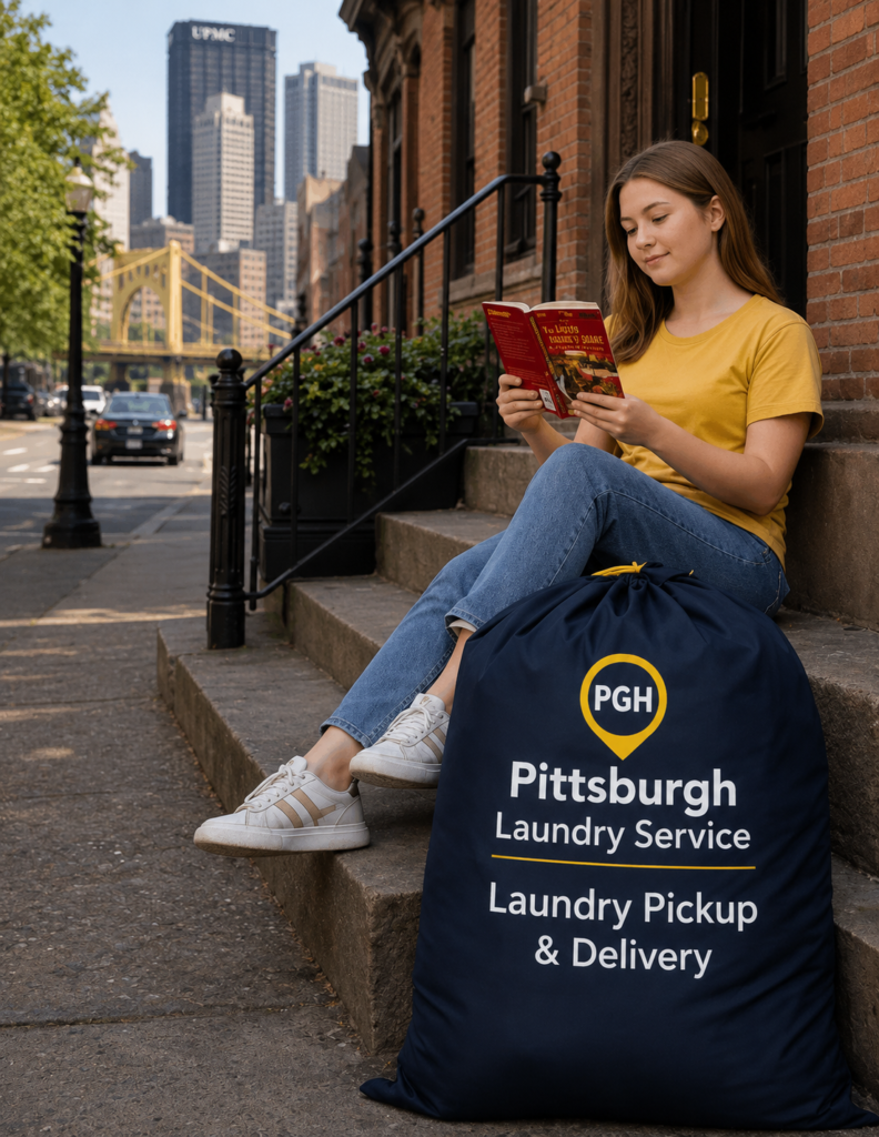 Pittsburgh laundry service bag